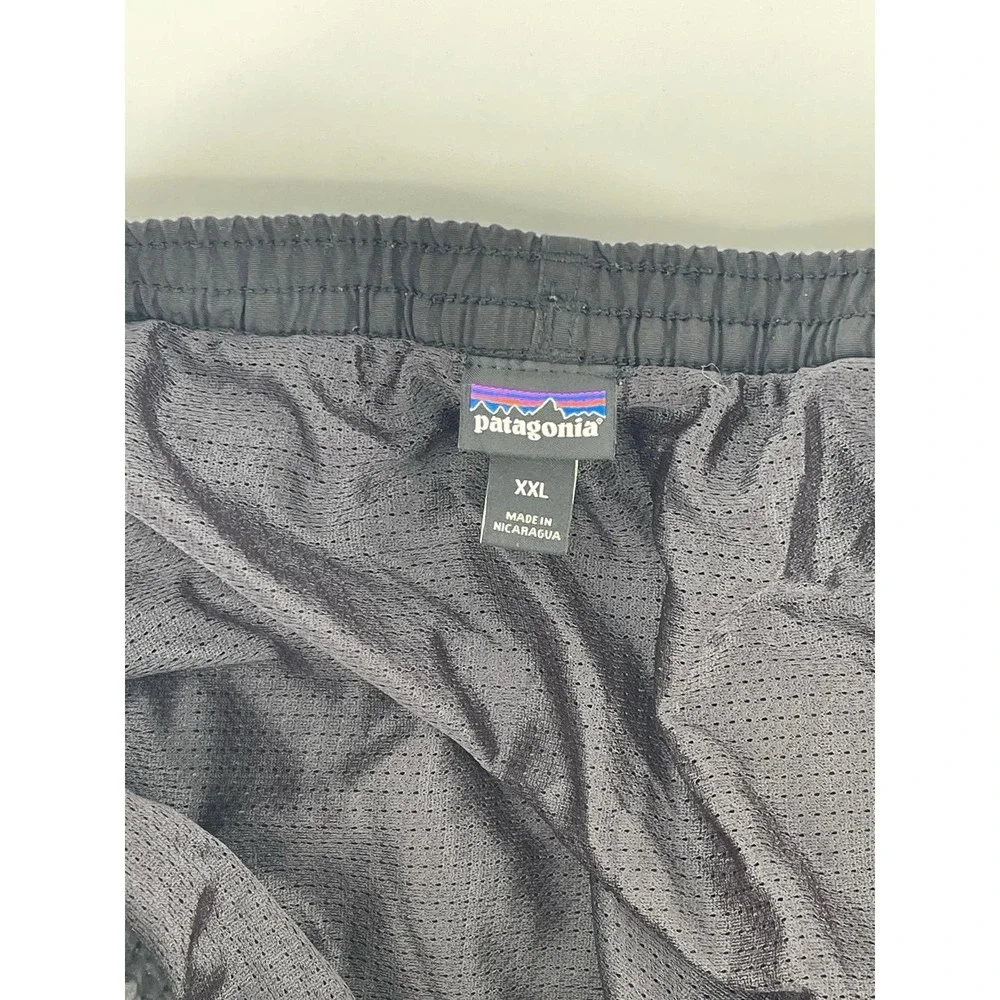Patagonia Mens Shorts XXL Black Swim Trunks Mesh Lined Drawstring Outdoor‎